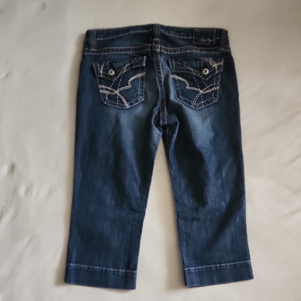 Big Star Maddie Cropped Jeans with Classic Indigo Wash